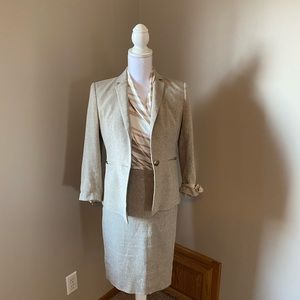 Tweed One-Button Blazer